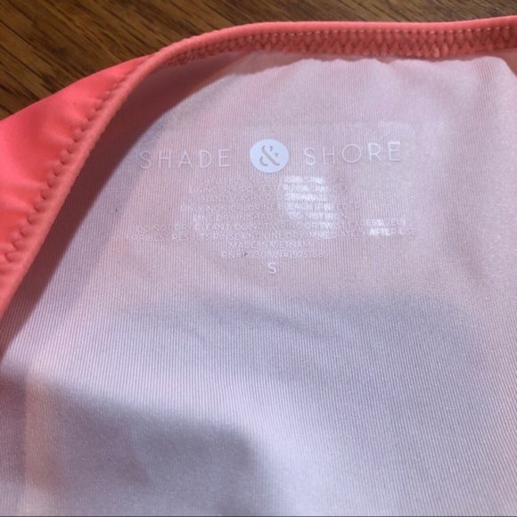 NWT Shade & Shore Pink Orange Ombré Bikini Bottom S - Picture 5 of 8